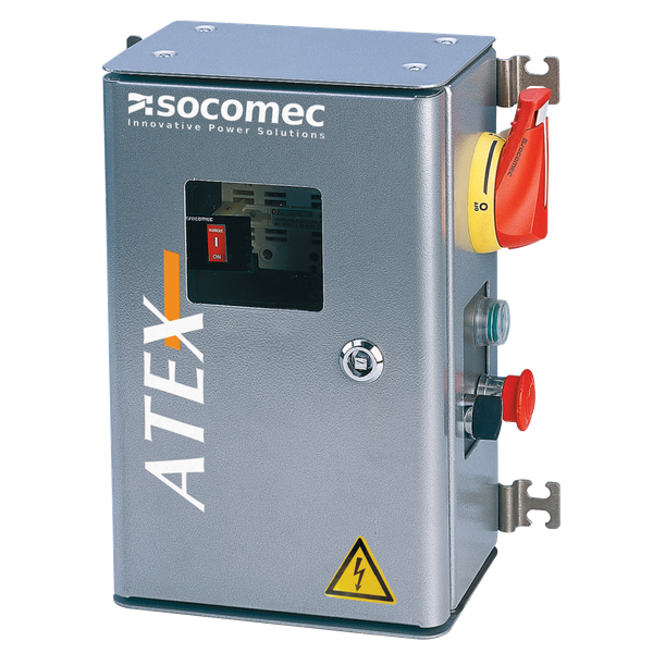 ATEX steel safety enclosure 3P 80A Bottom/Bottom connection image 1