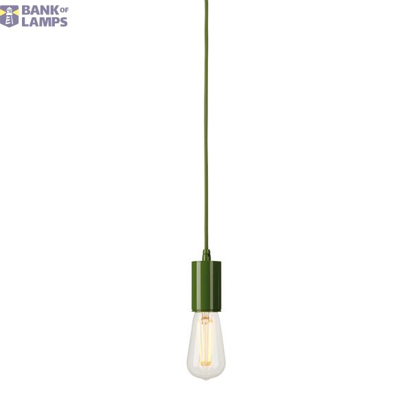FITU pendant, A60, round, fern-green, max. 60W image 1