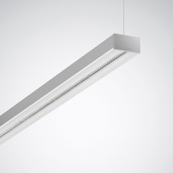 Suspended luminaires Solvan Flow H Raster Aluminium rectangular ETDD 44W 6000lm Wide reduced glare UGR19 (W19) IK03 3 SDCM image 1