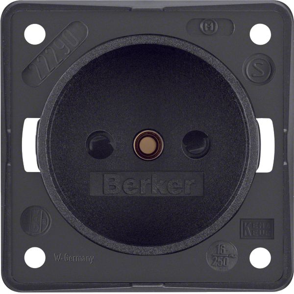 Plug w.out earth. cont. NL, cont. prot., screw term, Int. ins., anthr. image 1