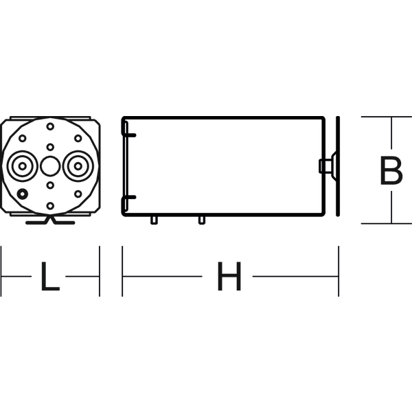 L 62 B 67 H 136 colour: black image 3