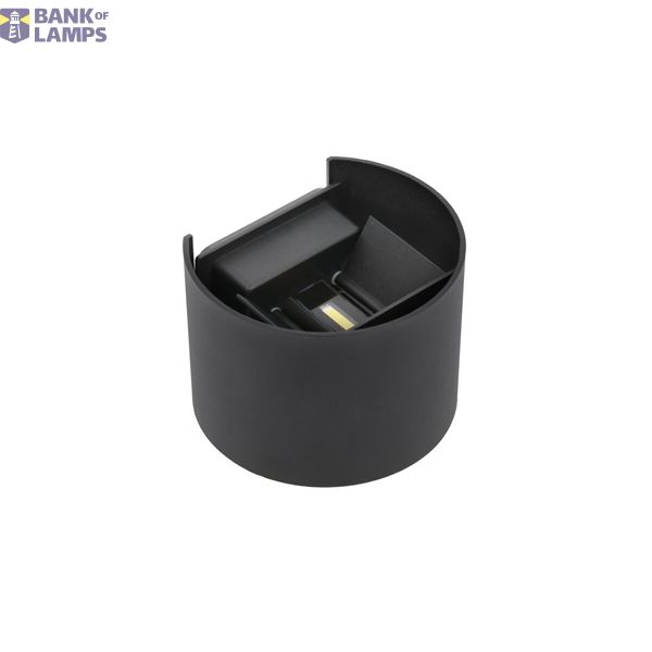 Missouri-O LED Light, 7W, 540 lm, CCT, AC220-240V, IP54, Round, Black image 1