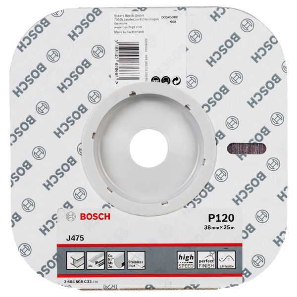 J475 cloth sanding roll 38 mm x 25 m, 120 image 2