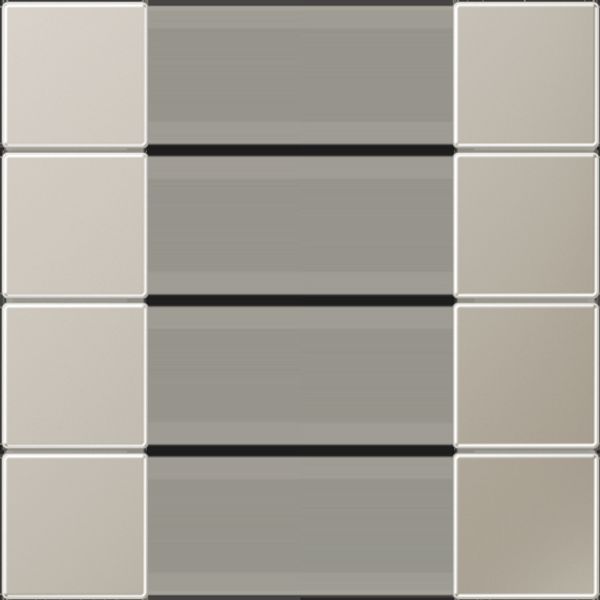 Push button KNX Cover kit-4, complete, steel image 2