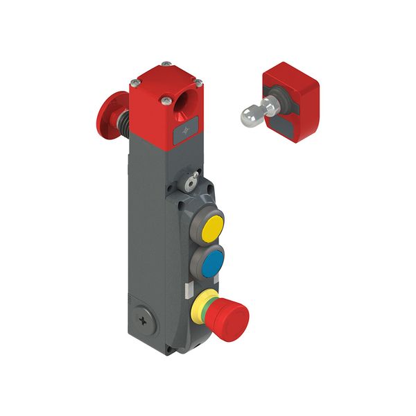 NG series safety switch with lock and integrated control devices, with actuator image 1