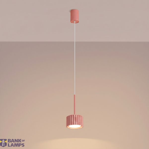 Pendant lamp AURA 1 peach Gx53 image 9