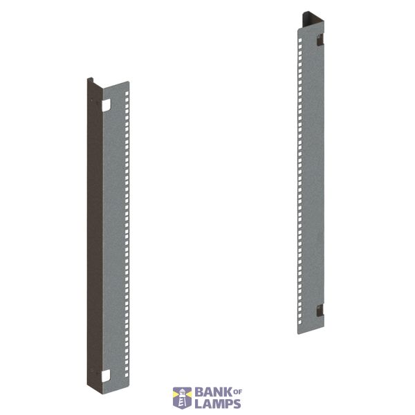 19" Adapter profiles W=600 mm and H=800 mm (17U), PU=2 pcs. image 1