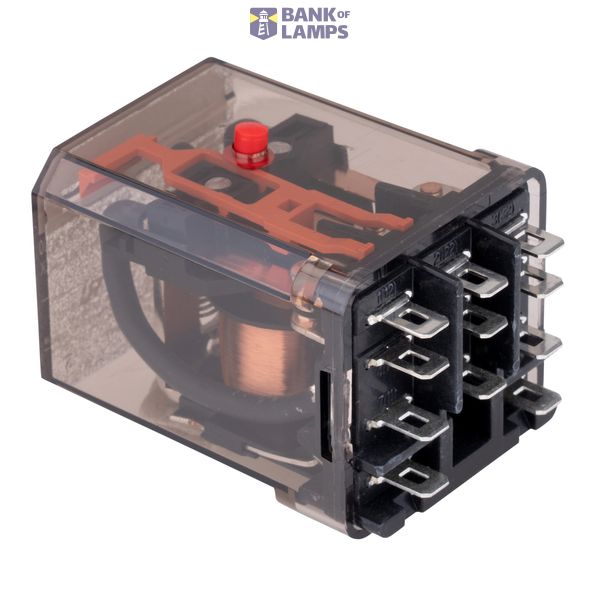 Power Relay 3 C/O 400VAC 16A, plain cover, Faston 187 image 7