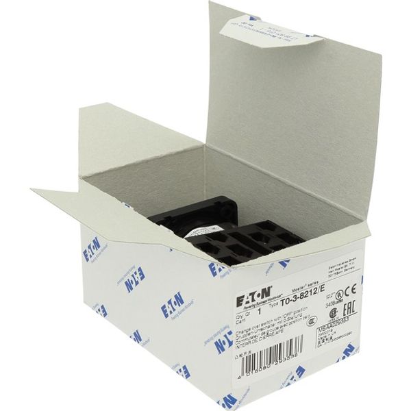 T0-3-8212/E Changeoverswitches, T0, 20 A, flush mounting, 3 contact unit(s), Contacts: 6, 60 °, maintained, With 0 (Off) position, 1-0-2, Design number 8212 image 6