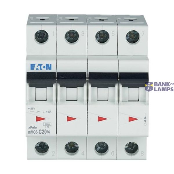 mMC6-C20/4 Eaton Moeller series xPole (Style 5) - mMC4/6/M MCB image 1