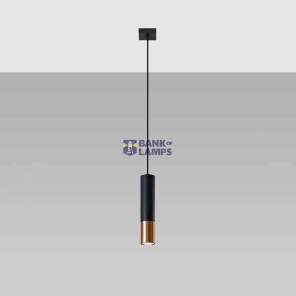 HANGING LAMP LOOPEZ 1 BLACK/COPPER GU10 1X40W IP20 image 3