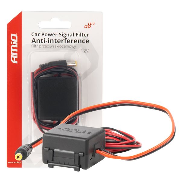 Car Power Signal Filter Anti-interference with plug 12V AMIO-04101 image 1
