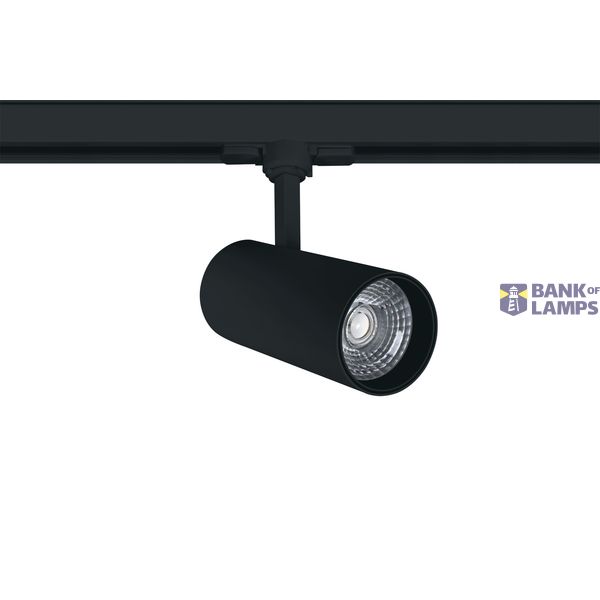 BLACK COB 20W WW TRACK SPOT 230V image 1