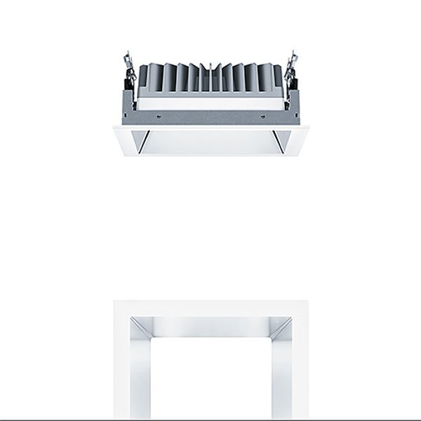 PANOS EVO Q190L 15W 840 LDO AL WH - LED ceiling-recessed luminaire image 1