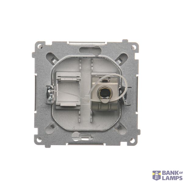 Splash-proof two gang switch with indicator light, IP54, 10AX, Screw, white image 1