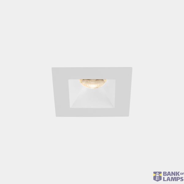 Downlight Play Deco Symmetrical Square Fixed 12.5W TW 2700K-6500K CRI 90 45º DALI DT8 White/white IP54 1058lm image 1