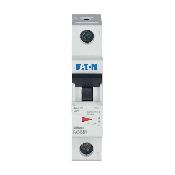 Miniature circuit breaker (MCB), 6 A, 1p, characteristic: S image 13