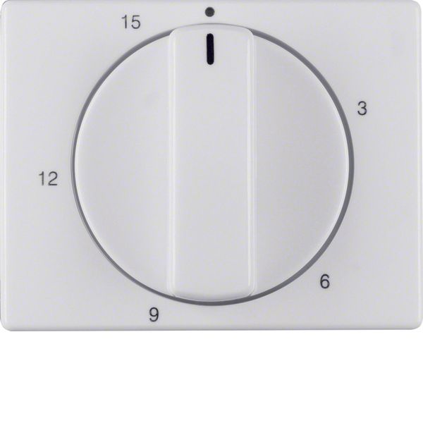 Centre plate for mechanical timer, arsys, p. white glossy image 1
