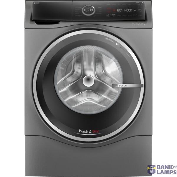 Bosch | Washing Machine | WNC254ARSN | Energy efficiency class A/D | Front loading | Washing capacity 10.5 kg | 1400 RPM | Depth 62.2 cm | Width 59.8 cm | LED | Drying system | Drying capacity 6 kg | Steam function | Dosage assistant | Grey image 1
