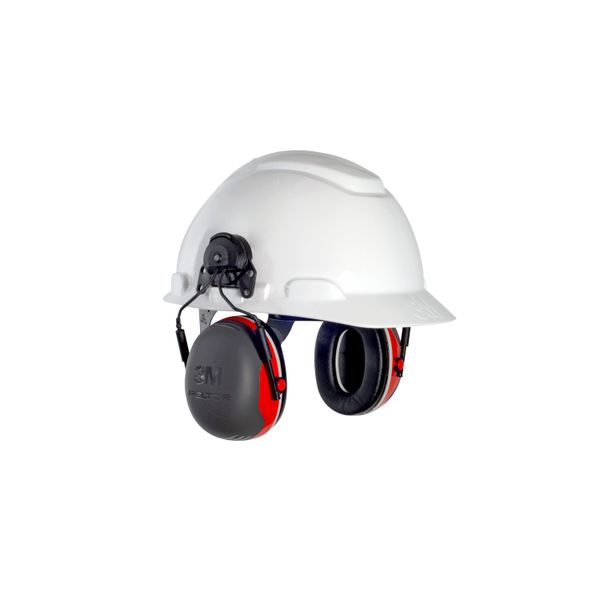 3M™ PELTOR™ Earmuffs, Red, Helmet Mounted, X3P3 image 10