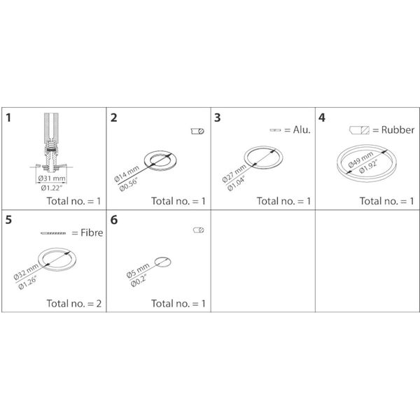Repair kit, EVRAT / EVRST 10 image 1