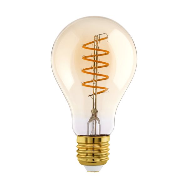 LM-E27 LED Bulb A75 4W/245LM 2000K GLAS AMBER - dimm image 1