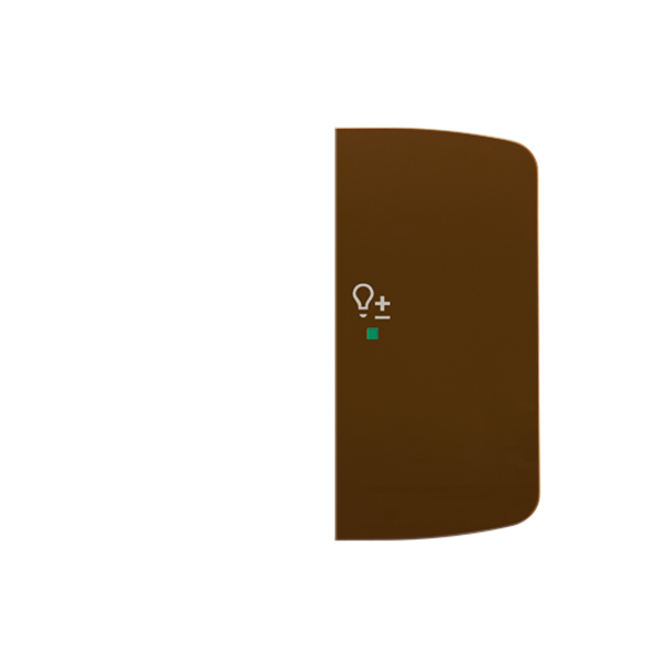 Rocker, 2gang right, with “Dimmer” icon image 1