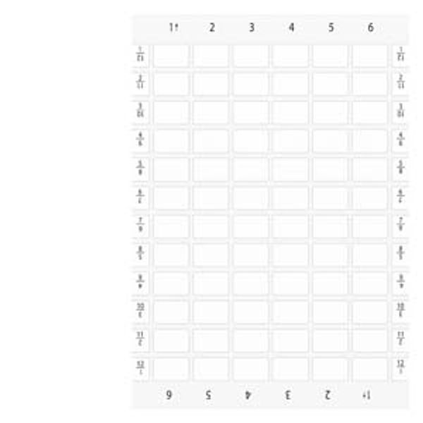 Labeling plates, on label holder 17.5x27 mm, white image 1