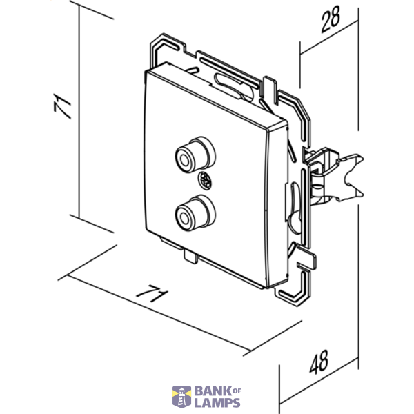 SOCKET AUDIO LOUDSPEAKERS TI XO 4417042 image 3