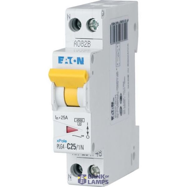 PLG4-C25/1N Eaton Moeller series xPole - PLG4/6 MCB image 1