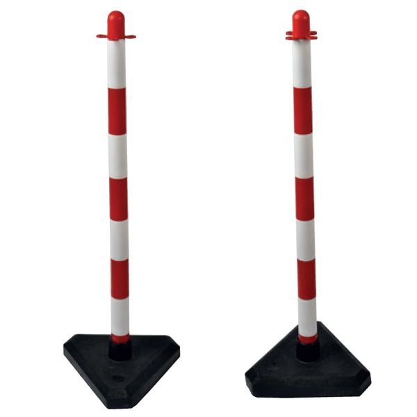 Movable PVC pole - D=40mm - H=900mm image 1