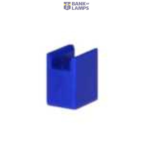 Box of 100 caps for P2DN short bar: insulation cap for the short bar cut, blue color P2DN0301B image 1