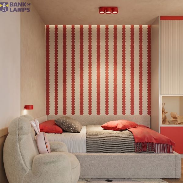 Ceiling lamp MODO 3 red Gx53 image 7
