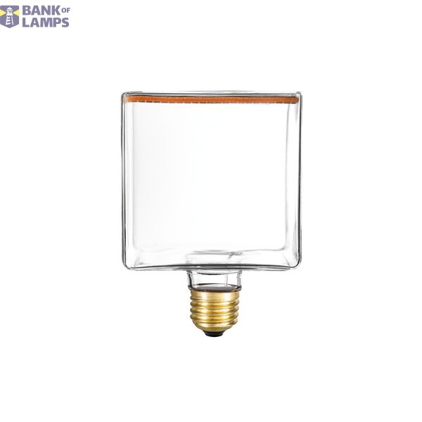 LED Clear Light Bulb Ghost Line Cube CRI 90 4,5W 300Lm E27 2200K Dimmable - G04 image 1
