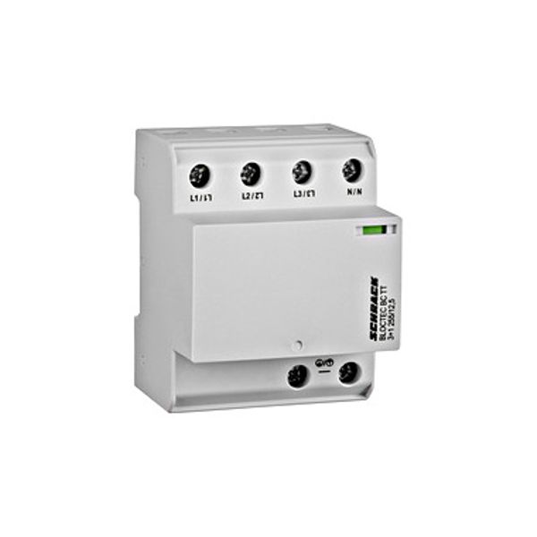 SPD, 3+1 TT, Class I+II (B+C) 255V, Iimp 12.5kA image 1