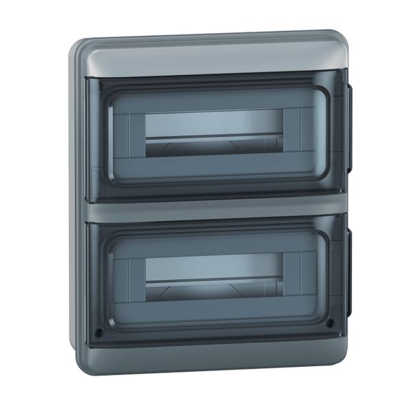 WATERPROOF CABINET 24 MODULES IP65 image 1
