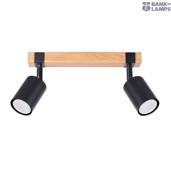 Ceiling lamp FAGER 2 black image 1
