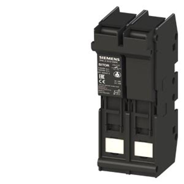 SITOR fuse holder 22x 127 63 A 1500 V AC/DC 1000 V 2-pole image 1