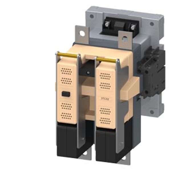 Contactor, Size 8, 2-pole, DC 4, Rated operating current 220 A Auxiliary switch 44E (4 image 1