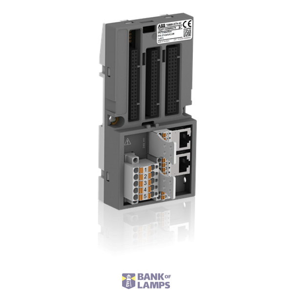 TB5600-2ETH-XC: AC500, module carrier, 0x space, 2x ETHERNET RJ45, 1x COM, 24VDC, CAN plug image 1