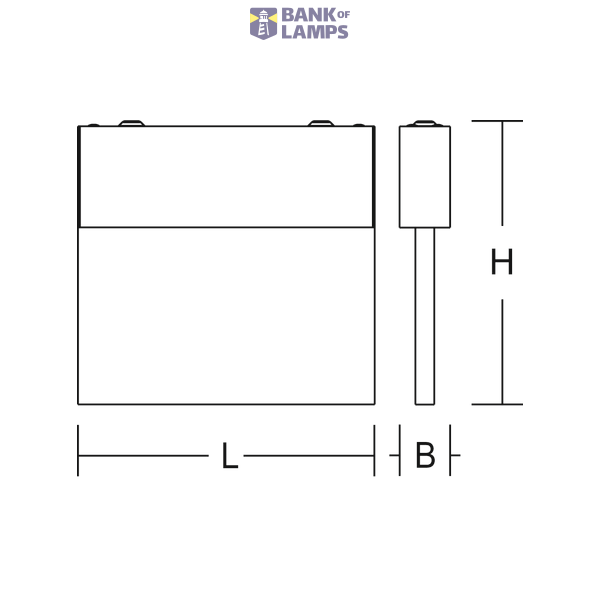 HALYXX, 2,5 W, white, on/off Ceiling luminaires, L 233 B 40 H 180, SBS image 3