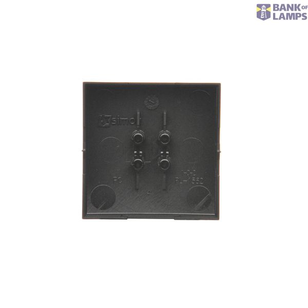 Roller blind momentary switch with key, black matt image 1