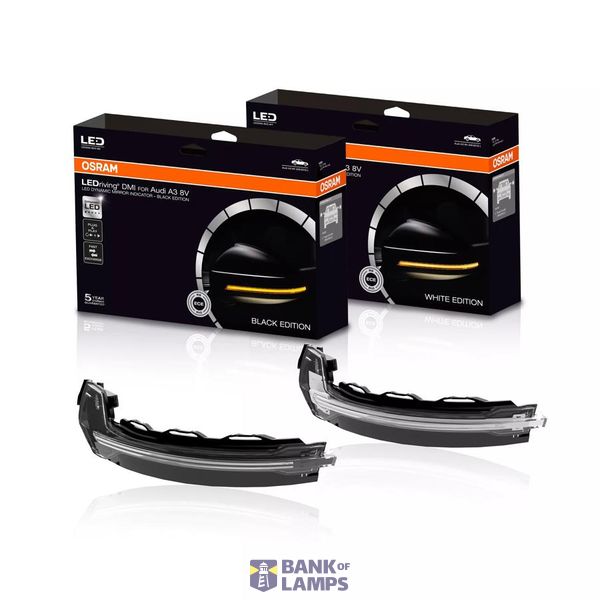 LEDriving® Dynamic Mirror Indicator for Audi A3 8V - White Edition image 1