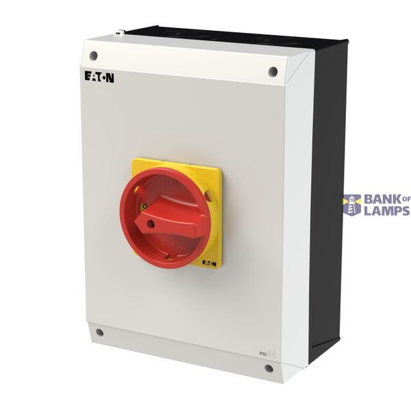 P3 Main switch, 80 A,Surface mounting, 4 pole, Form I5/SVB, Red, Door  image 6
