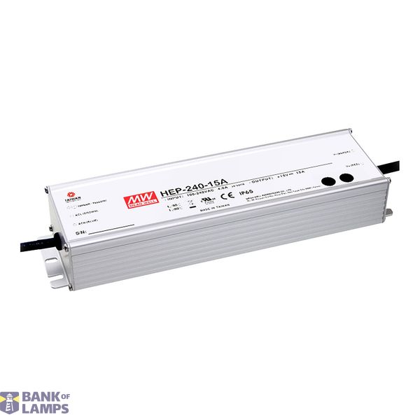 HEP-240-36A switching power supply, industrial, IP65, 240W, 36V, 6,7A, MEAN WELL image 1