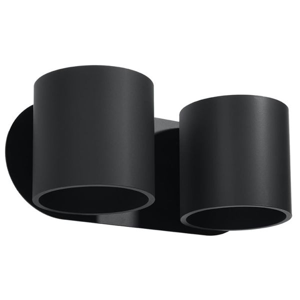 WALL LAMP ORBIS 2 BLACK G9 2X40W IP20 image 1
