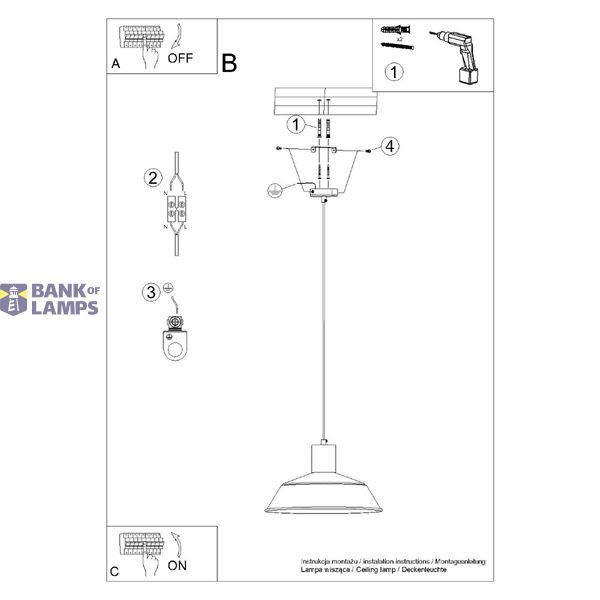 Pendant lamp FANO black image 7
