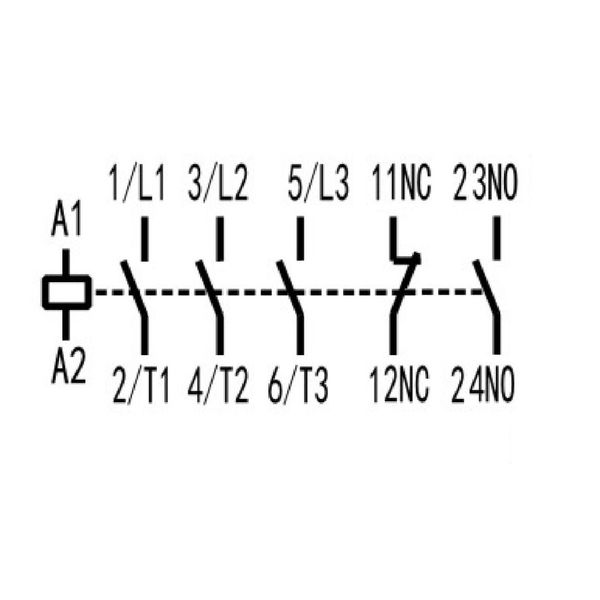 Contactor 3-pole, CUBICO High, 37kW, 80A, 1NO+1NC, 230VAC image 16