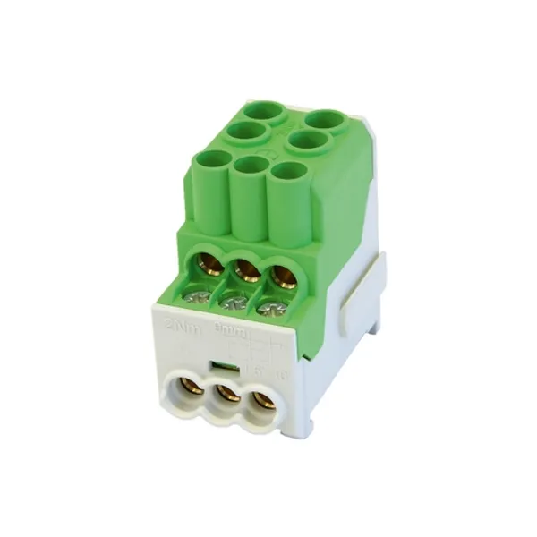 SDB 100 Distribution block Al/Cu 80010 SIMBLOCK green image 1