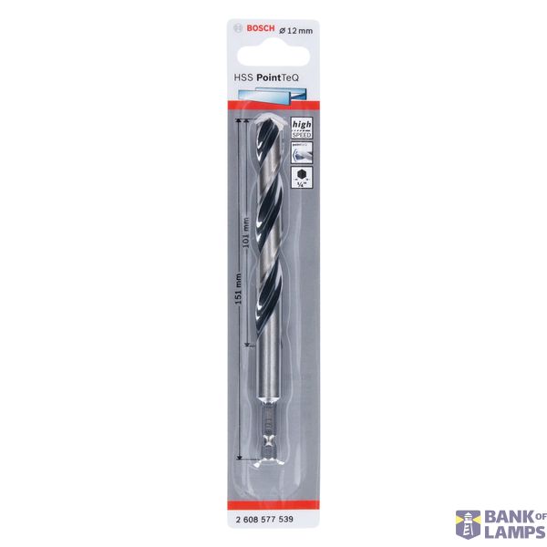 HSS PointTeQ Hex Drill Bit 12.0mm 1 pcs. image 2